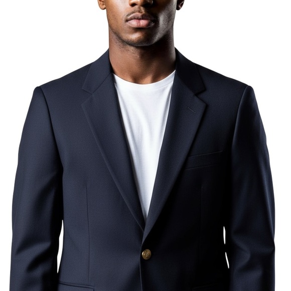 Oscar de la Renta Midnight Blue Blazer - Picture 1 of 11